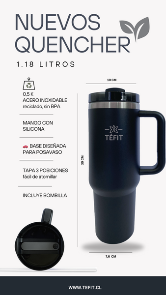 QUENCHER H2.0 NEGRO CLASSIC