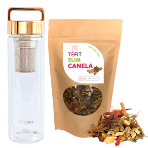 KIT TÉFIT CANELA + TERMO GOLD