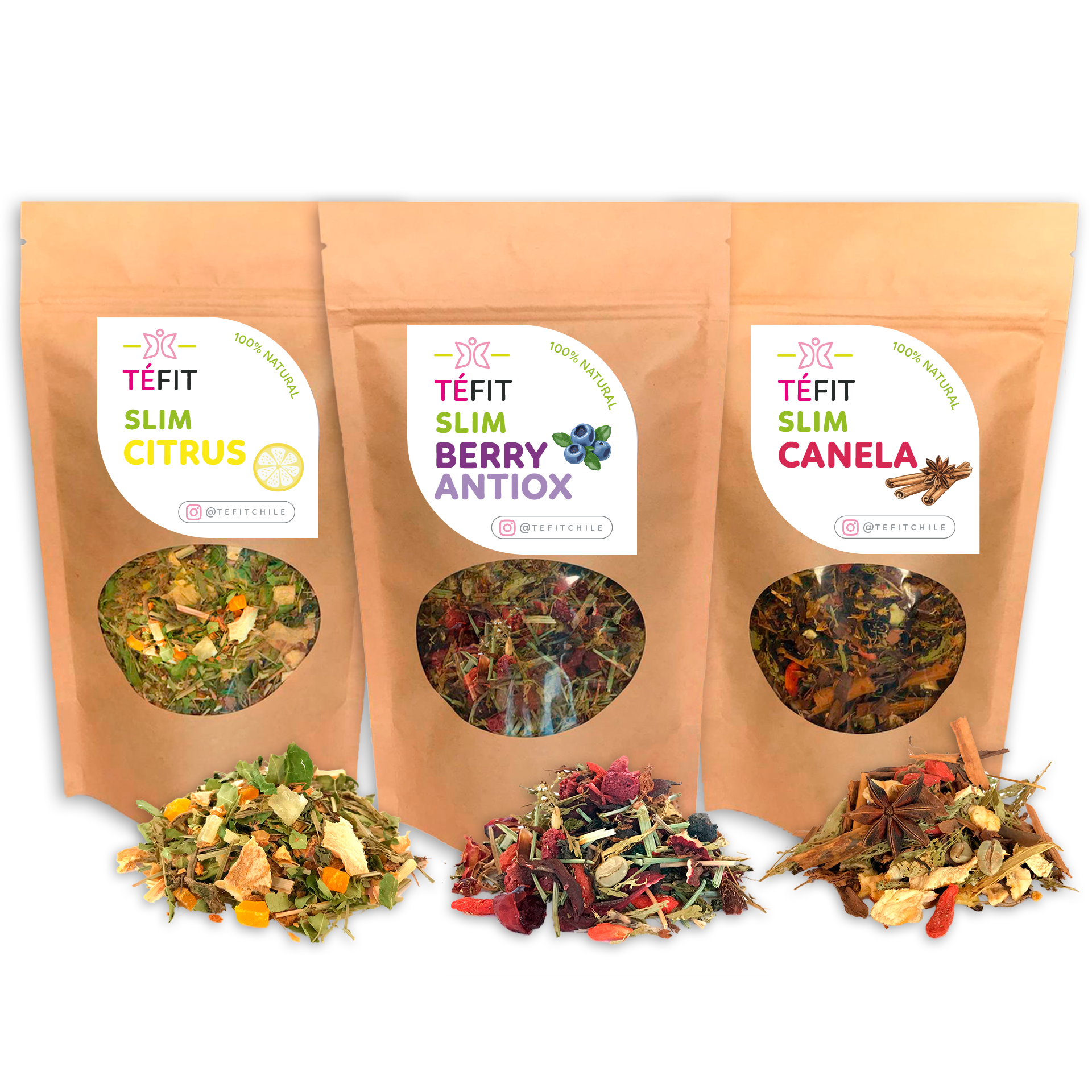 KIT SLIM Citrus, Berry Antiox y Canela