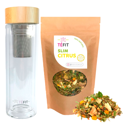KIT SLIM CITRUS + TERMO BAMBU